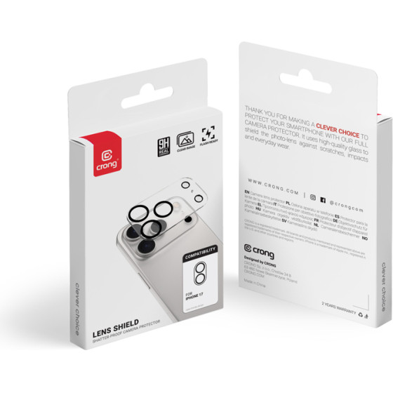 Crong Lens Shield - Camera And Lens Glass Iphone 17 - (CRGLSIP1763)