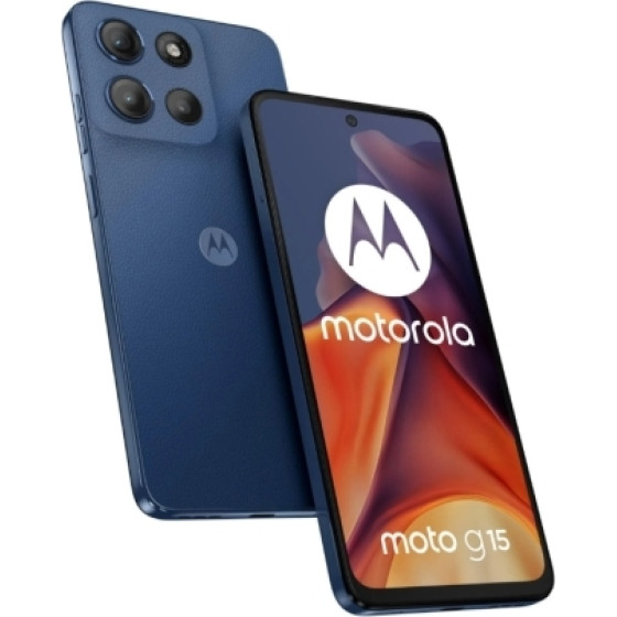Motorola Moto G15 (XT2521-3 2024) 4G 512GB (8GB Ram) Dual-Sim Navy Eu - (PB6E0056IT)