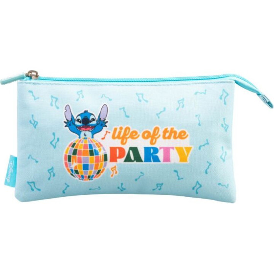 Disney Stitch - 3-Compartment Pencil Case From The Waves Collection - (MARE0323)