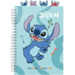 Disney Stitch - Notebook / Notepad A5 From The Waves Collection - (PNK01)