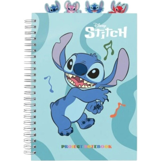 Disney Stitch - Notebook / Notepad A5 From The Waves Collection - (PNK01)