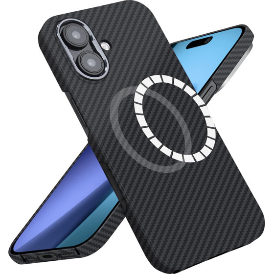 Techsuit - Aramid Fiber Magsafe - Iphone 17 - Black