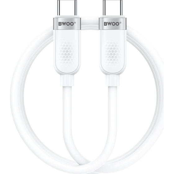 BWOO 100W Cable USB-C - USB-C 1m white