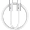 BWOO 240W Braided Cable USB-C - USB-C BO-X317C-C 1m white