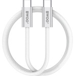 BWOO 240W Braided Cable USB-C - USB-C BO-X317C-C 1m white