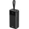 BWOO 65W Powerbank 30000 Mah 2x USB-A, 1 x USB-C With Lcd display, black