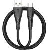 BWOO Cable Usb - USB-C 1m 27W 3A Black BO-X318C