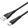 BWOO Cable Usb - USB-C 1m 27W 3A Black BO-X318C