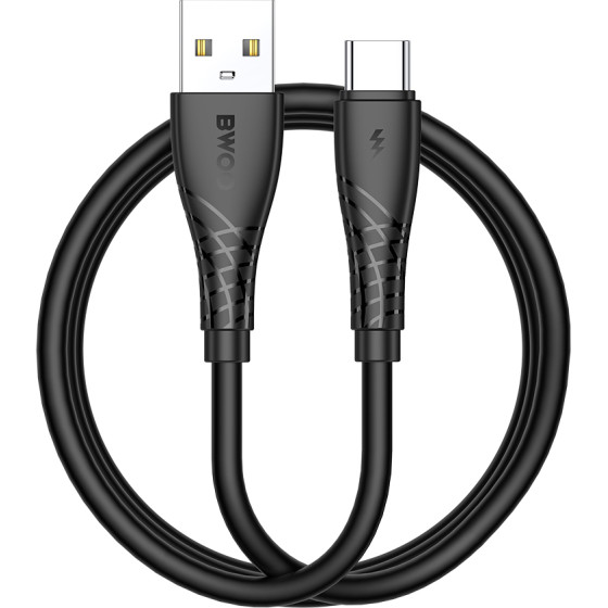 BWOO Cable Usb - USB-C 1m 27W 3A Black BO-X318C