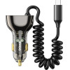 BWOO CC96C Pd Car Charger 1x USB-C 1 x Usb Port 30W gray