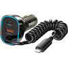 BWOO CC96L Pd Car Charger 1x USB-C - Lightning Port 30W gray