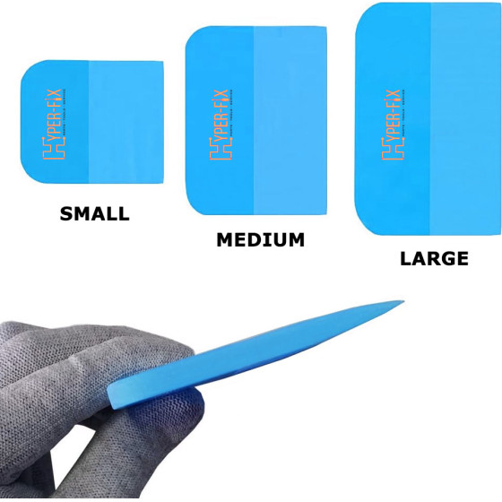 HYPER-Fix ��� 3 �������� ��������� ��������� ��������� ��� Film ��� Tempered Glass (SMALL, MEDIUM, LARGE) ����