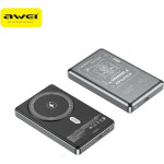 Awei Induction Powerbank 10000mAh Magsafe Grey - (PA-31)