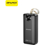 Awei Powerbank 30000mAh 65W Fast Charging Black - (PA-34)