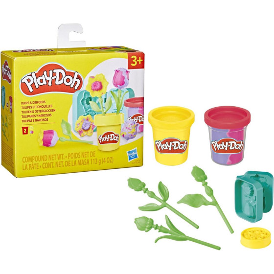 Hasbro Play-Doh: Lil Flowers - Tulips And Daffodils (G2478)