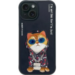 Nimmy Glasses Cool Cat Case For Iphone 15 - Black - (NIM000062-0)