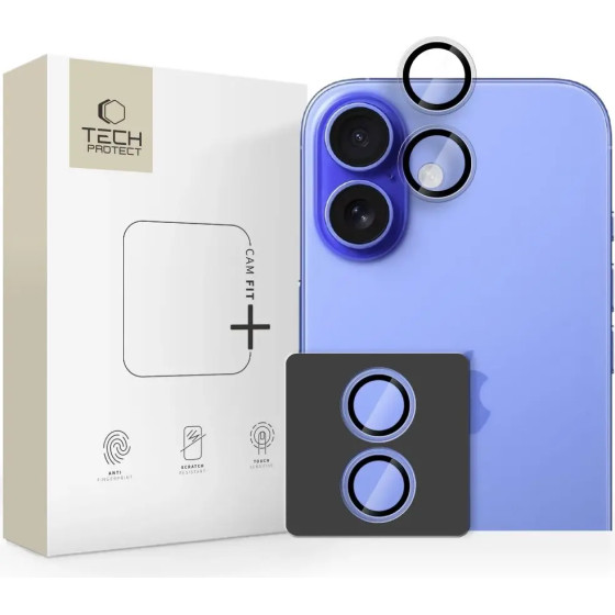 Tech-Protect Camring Fit+ Camera Cover For Iphone 17 - Clear - (28307-0)