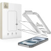 Tech-Protect Quick Set+ 2-Pack Tempered Glass For Iphone 17 - Black - (28326-0)