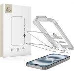 Tech-Protect Quick Set+ 2-Pack Tempered Glass For Iphone 17 - Black - (28326-0)