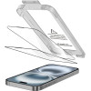 Tech-Protect Quick Set+ 2-Pack Tempered Glass For Iphone 17 - Black - (28326-0)
