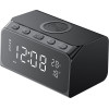 Havit - 6in1 Wireless Charger (W3041) - With Clock/Alarm/Calendar/Bluetooth Speaker/Temperature Functions - Black