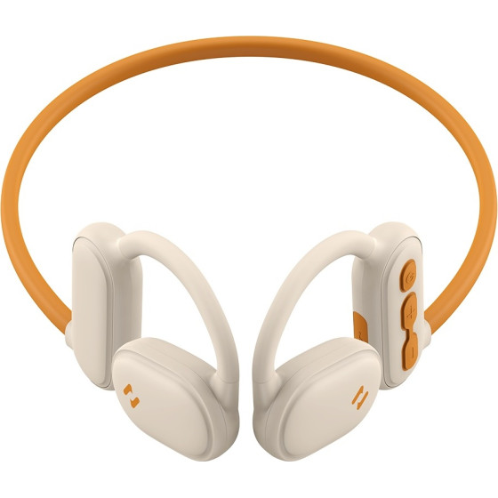 Havit - Bluetooth Earphones Freego Pro (E553BT) - For Sport, Bluetooth, Type-C, Ai Call Noise Cancellation, 110mAh - Beige