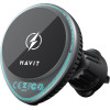 Havit - Car Holder With Wireless Charging (W3036) - With Cooler, For Air Vent, 15W - Black