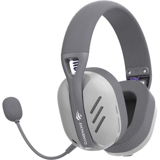 Havit - Gaming Headphones (Fuxi-H3) - Wireless, With Microphone, Low Latency, 40mm Speaker, 600mAh, Type-C/Jack - Gray - (Fuxi-H3;GRAY)