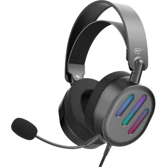 Havit - Gaming Headphones - With Microphone, 50mm Speaker, USB, 2m - Black - (H2038U)