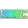 Havit - Gaming Keyboard (KB896L) - USB-C, With Rgb Lights, 71 Keys, 1.2m, 350mA, 5V - Green - (KB896L;GREEN)