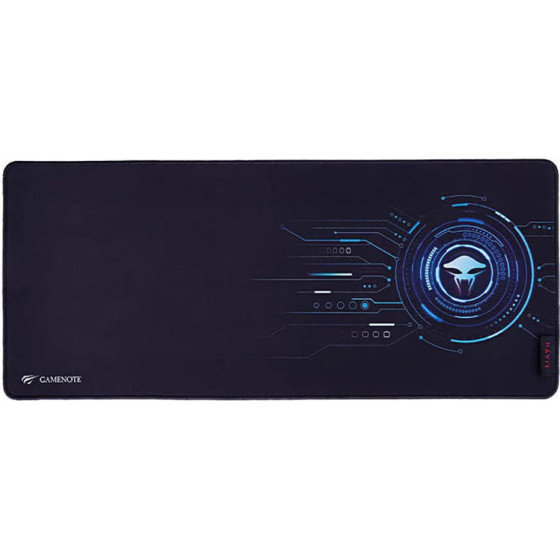 Havit - Mouse Pad (MP849) - For Gaming, Non-Slip Rubber Base, Textil - Black / Blue
