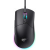 Havit - Wired Gaming Mouse (MS1038) - With Rgb Lights, 1200/2400/3200/4800/6400/8000 DPI, 1.6m, 5V - Black