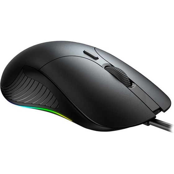 Havit - Wired Gaming Mouse - With Rgb Lights, 2400DPI, Erginomic Design, Usb 5V - Black - (MS1020WB)