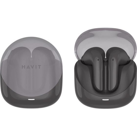 Havit - Wireless Earbuds Modern Buds (TW974) - For Gaming, With Microphone, Bluetooth 5.3, TWS, ENC, USB-C, 400mAh - Black - (TW974;BLACK)