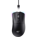 Havit - Wireless Gaming Mouse (MS966WB) - 2.4GHz, 800/1600/2400/3200/6000/10000 DPI, 500mAh - Black