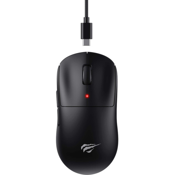 Havit - Wireless Gaming Mouse (MS970WB Pro) - 2.4GHz, 800/1600/2400/3200/6400/12000 DPI, 300mAh - Black