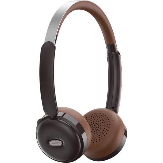 Havit - Wireless Headphones (H616BT) - On-ear, Bluetooth 5.4, 400mAh, Type-C - Brown