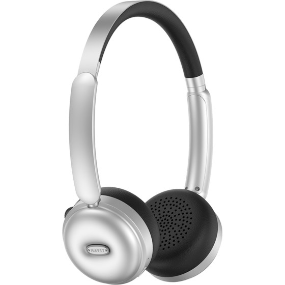 Havit - Wireless Headphones (H616BT) - On-ear, Bluetooth 5.4, 400mAh, Type-C - Silver / Black