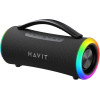 Havit - Wireless Speaker (SK834BT) - Type-C, Bluetooth 5.3, TWS, TF, FM, USB, Rgb Lights, IPX6, 4000mAh - Black