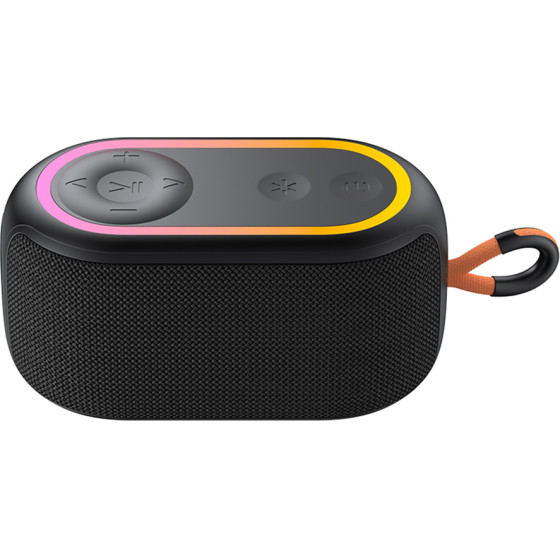 Havit - Wireless Speaker - USB-C, Bluetooth 5.3, TWS, TF, USB, FM, AUX, Hands-Free Call, RGB, IPX5, 1200mAh - Black - (SK809BT)
