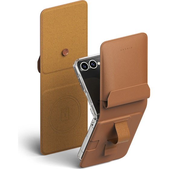 Ringke - Folio Grip Wallet Magnetic - Samsung Galaxy Z Flip7 - Brown
