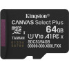 Kingston Memory Card Microsd Canvas Select Plus Class 10 - (SDCS3/64GBSP)
