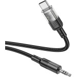 Hoco Cable Aux Jack 3,5 Mm To Usb C 1,2 m UPA27 black