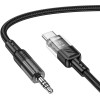 Hoco Cable Aux Jack 3,5 Mm To Usb C 1,2 m UPA27 black