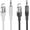 Hoco Cable Aux Jack 3,5 Mm To Usb C 1,2 m UPA27 black