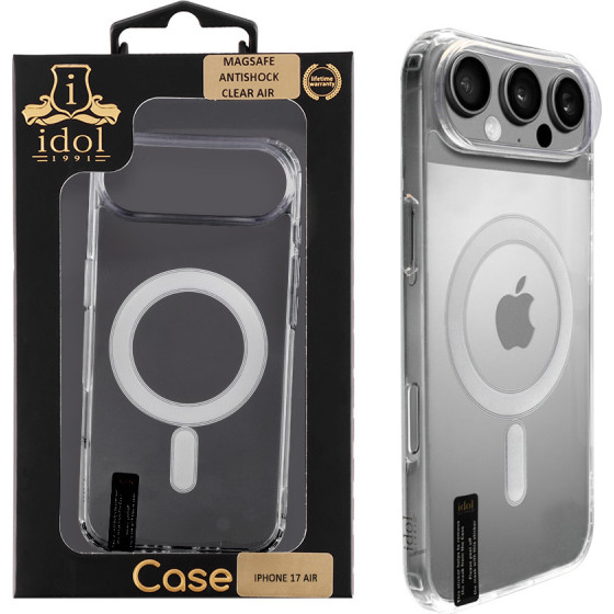 Idol 1991 ���� Iphone 17 Air 6.9'' Magsafe Antishock Clear Air Back Cover Tpu Camera Guard �������