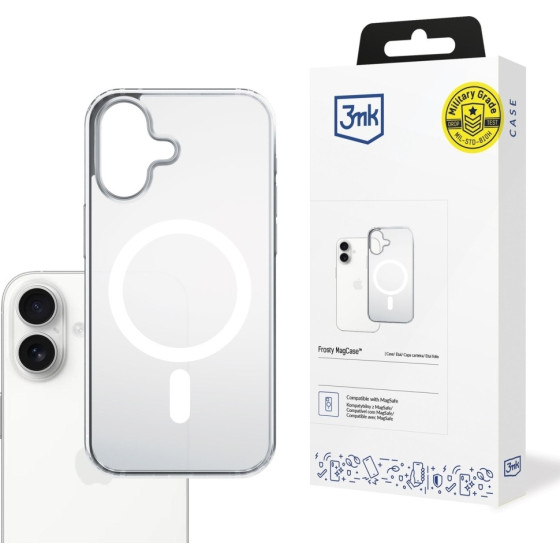3MK Etui Frosty Magcase Do Apple Iphone 17 bialy