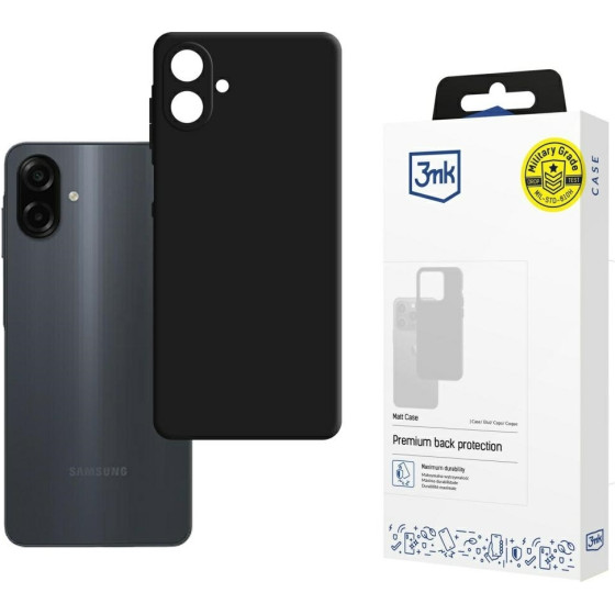 3MK Etui Matt Case Do Samsung Galaxy A07 4G czarny