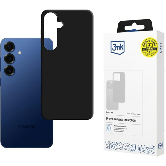 3MK Etui Matt Case Do Samsung Galaxy S25 Fe czarny