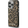 Karl Lagerfeld Case Iml Leopard Pattern Magsafe For Iphone 16 Pro Brown - (KLHMP16LHDLEOICW)